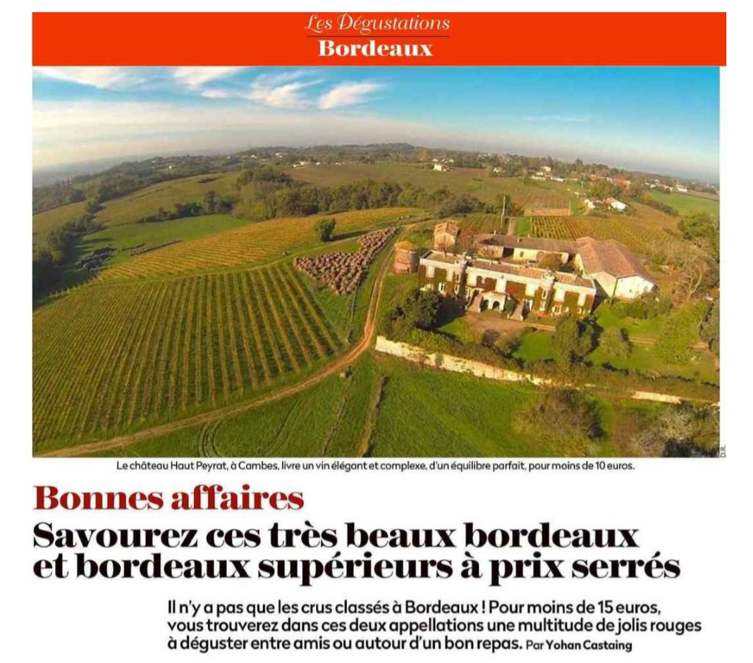 ChRoquefort's tweet photo. A lire dans @LaRVF_mag le très bon article de @yohancastaing qui analyse finement la situation des vins de Bordeaux et les efforts faits pour valoriser nos terroirs magnifiques dans des cuvées abordables et gourmandes. #vinsdebordeaux #easywine #winelovers https://t.co/XweWzn5Q4Z
