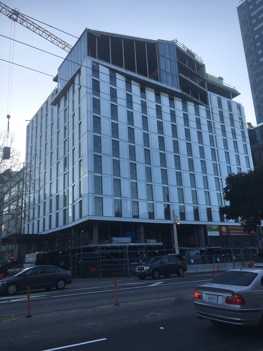 ejsnoek's tweet photo. So exciting to see the Bowes Center @SFConservMusic rising! Opens Fall 2020! #philanthropy #GGArts2020 https://t.co/MTKRLh93mY