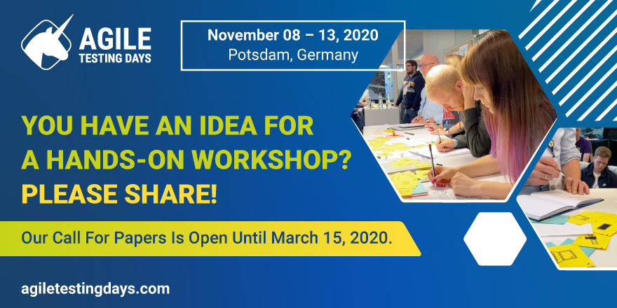 AgileTD's tweet photo. The #AgileTD audience want to hear your story! 👂
We are looking for new ideas and learning points in the field of #agiletesting, #DevOps, #AI, #testautomation, #mobtesting, #SecurityTesting and more!
➡️ Learn about our #Callforpapers here: https://t.co/OSAVxRTPgO https://t.co/Qi3OS76SEd