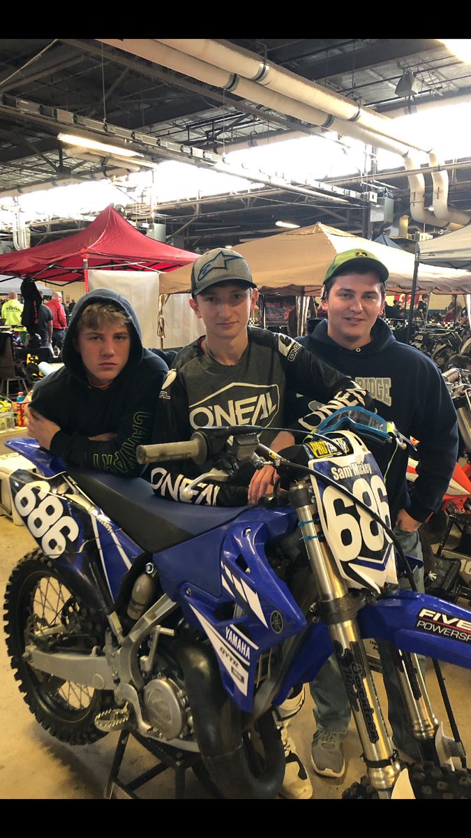 FMTigers's tweet photo. Way to Go Wyatt Rotz and Sam Mackey. Sam placed 8th in the School Boy Class at Motorama and Wyatt placed 1st in Super Mini Class and 4th in the School Boy Class.   Teacher Ben Wingerd was in attendance to support! https://t.co/O6gJYUkcqG