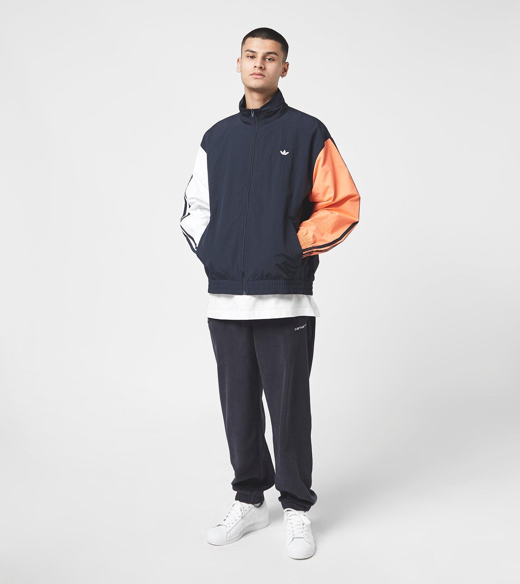 adidas originals shadow trefoil windbreaker