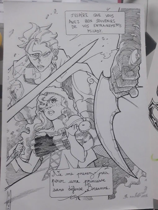 Merci à @PeyraniMimo que j'ai commissioné pour dessiner Breanne et Tisha ?? je suis refaite c'est trop beau 