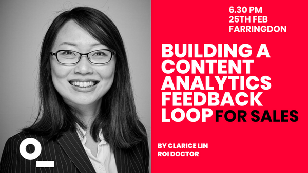 Do you want to know "How to create intent-based #content to generate more warm and hot leads?" Come and join us and our host Clarice Lin <a href="/iamclaricelin/">Clarice Lin, Speaker| Content-Analytics Strategist</a> for next talk. Tickets and information at buff.ly/2SwTEt7