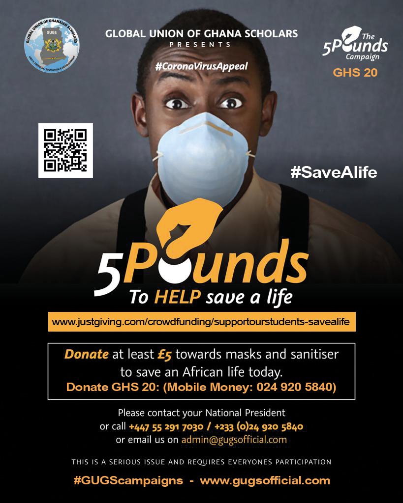 LordMcMensa's tweet photo. #CoronaVirusAppeal - We Need Your Help🇬🇭 - #SaveAlie, 
Kindly DONATE generously to support Terrified Ghanaian Students Trapped in China. 🇬🇭
#CoronaVirusAppeal #GUGSCampaigns https://t.co/nwU3muYs3M