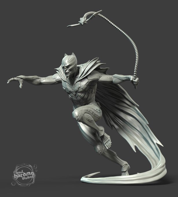 17. Batman Black & White statue based on Kenneth Rocafort art. 