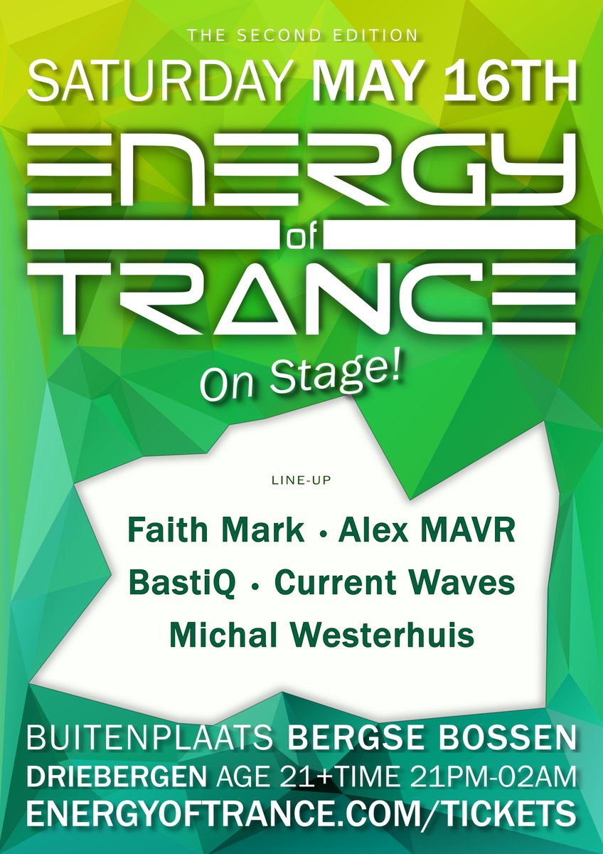 The Official Poster of <a href="/eotrance/">Energy of Trance</a> on Stage 2020! With <a href="/Tranceaholic/">Michal Westerhuis</a>, <a href="/djbastiq/">BastiQ</a>, <a href="/DJ_Faith_Mark/">Faith Mark</a>, Current Waves and from Russia: <a href="/alexmavrmusic/">Alex MAVR</a>