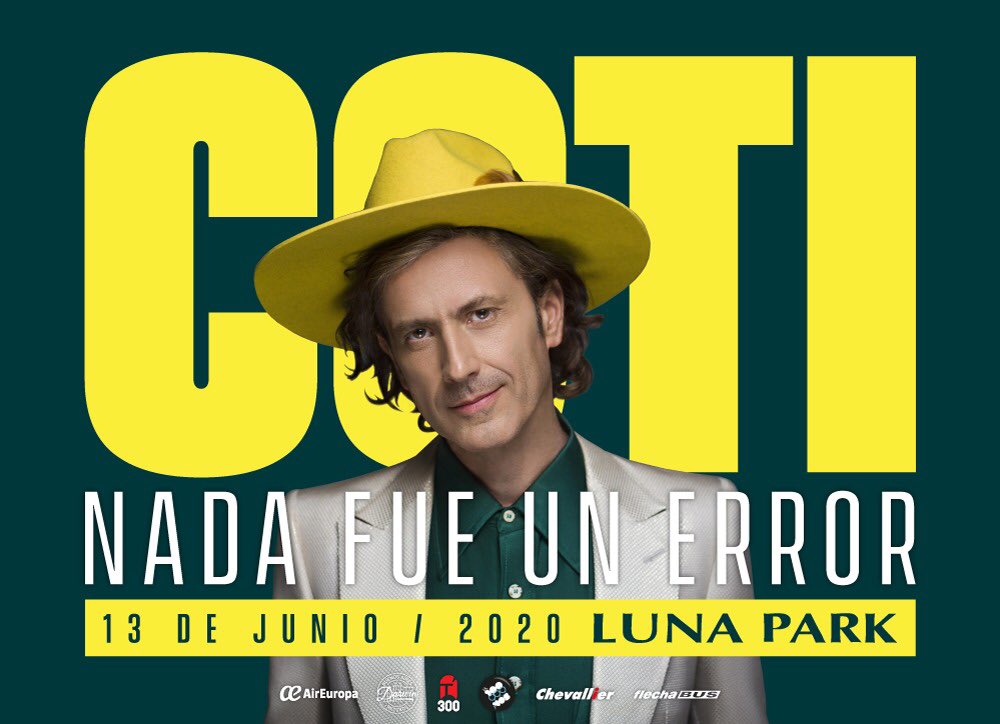 FueraDeFocoOK's tweet photo. ¡ÚLTIMAS ANTICIPADAS CON DESCUENTO!
#CotiEnElLuna #Coti2020

🎫 Entradas a la venta en https://t.co/yuilNnX1Og https://t.co/buovmTuyK9
