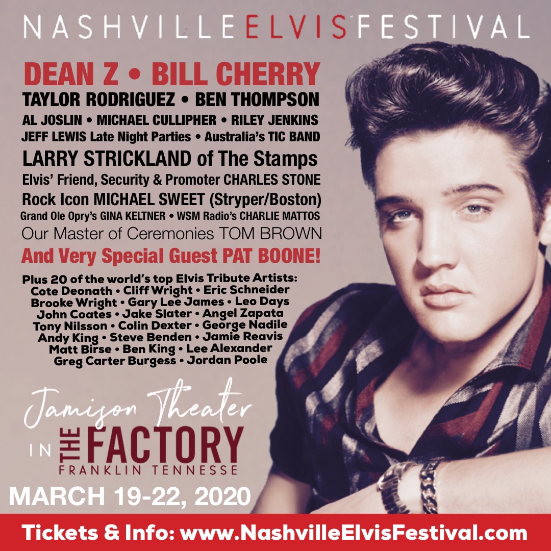 The 4th annual #NashvilleElvisFestival kicks off ONE MONTH FROM TODAY!! Don’t miss it! Tickets &amp; Info: NashvilleElvisFestival.com