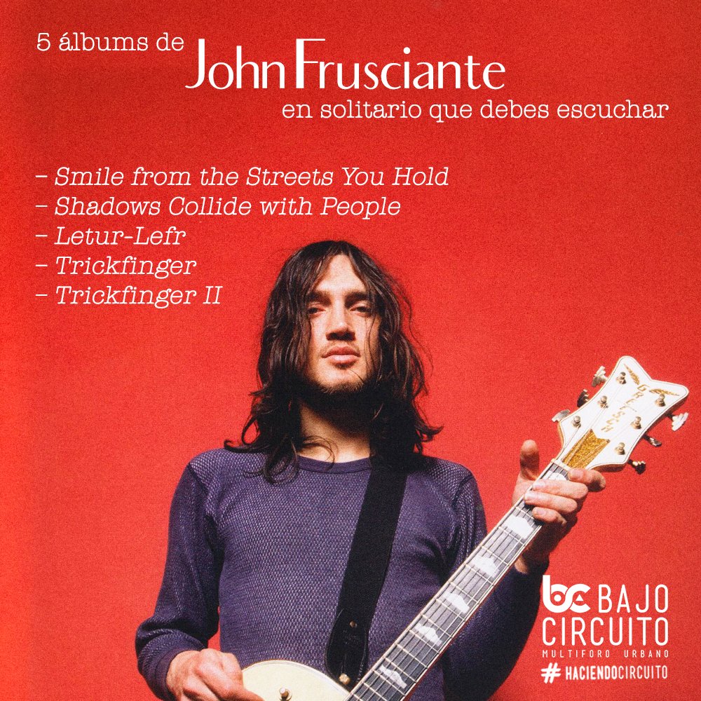 Froosh vuelve a los Chilli Peppers, pero ¿han escuchado su trabajo en solitario? Estos son los que más nos gustan.