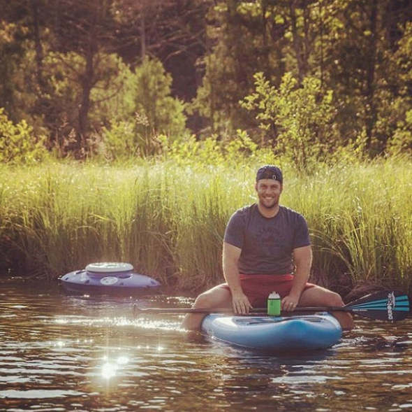 CreekKooler's tweet photo. "CreekKooler and a Paddle = the perfect day!

Where would you go?" - @dunnriteproducts 🤩🛶 https://t.co/enBpCUVh1V