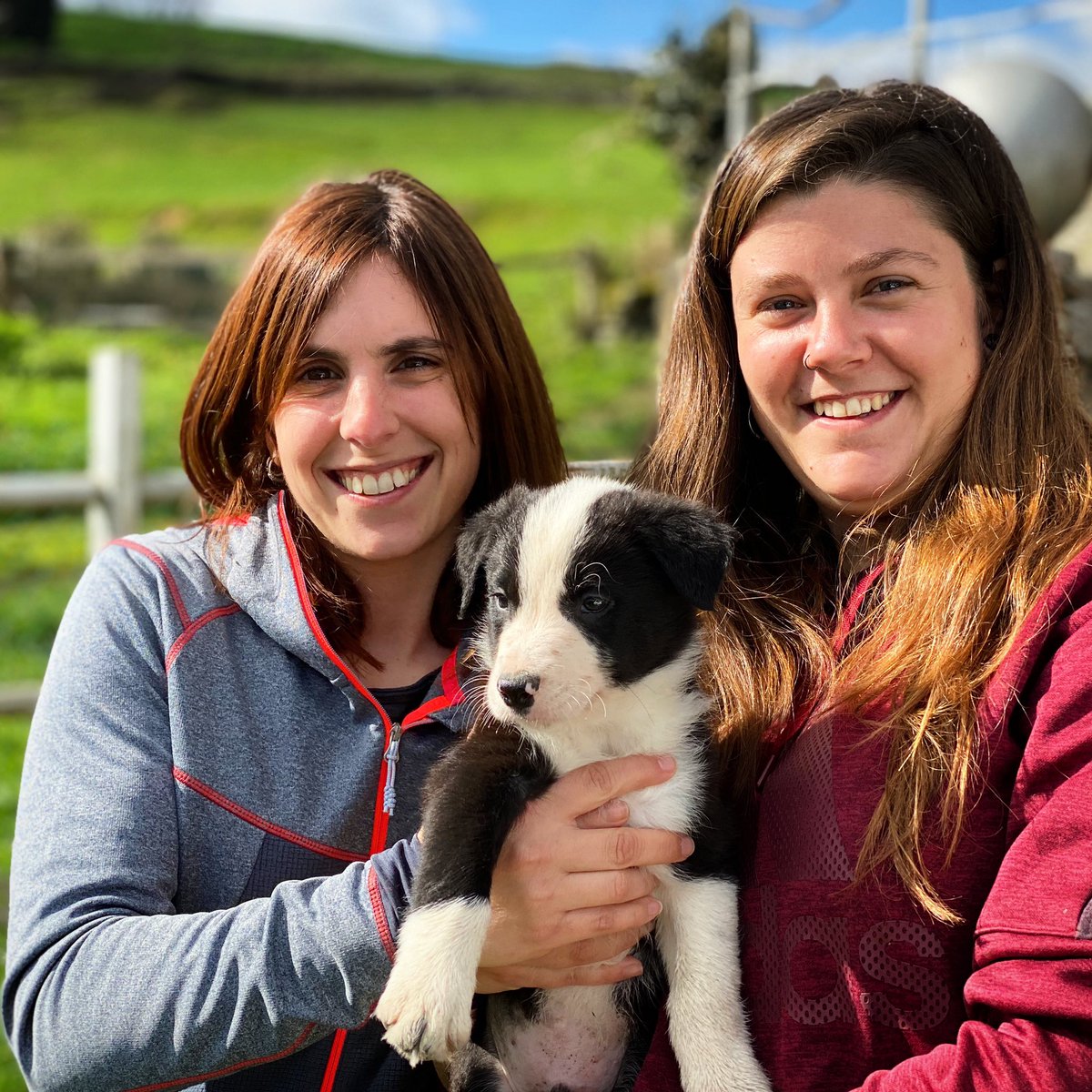 Us presentem en #KAIXO el nou gos pastor de <a href="/CabresPeyu/">CabresPeyu</a> Avui l'hem anat a veure a #Azpeitia Aquí el teniu en braços de la Mi i la Xen, les pastores que el faran anar amunt i avall! 🐶🐐🧀