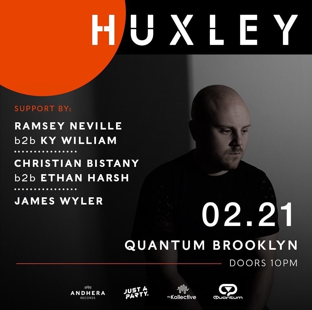 This Friday <a href="/Huxley_Music/">return of the hux.</a> invades Brooklyn