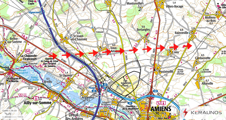 KeraunosObs's tweet photo. Publication du dossier sur la #tornade qui a frappé le nord d'#Amiens (#Somme) le 10 février dernier. Le tourbillon a parcouru 12,2 km et causé ses principaux dégâts à #Bertangles avec une intensité maximale EF1 (vents estimés entre 135 km/h et 175 km/h): https://t.co/GH9Gb7ah85 https://t.co/gnJOCl2J5n