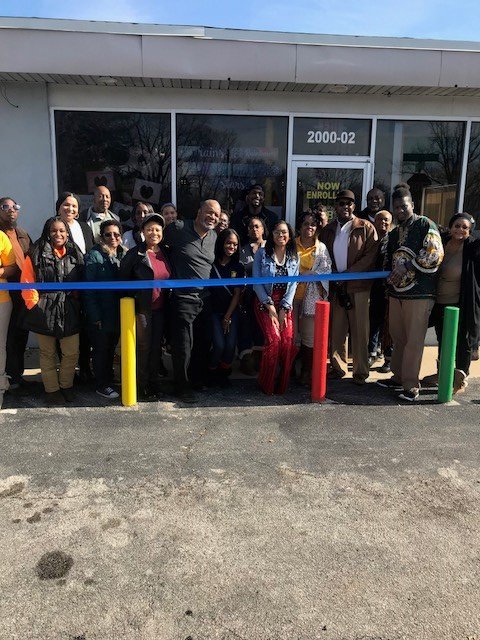 jschrumSTL's tweet photo. The @STLRegChamber was proud to help @jessiebsacademy with their ribbon cutting today.  We are glad that they are part of the region!  #stlchamberspotlight https://t.co/OnbtsCT7Vs