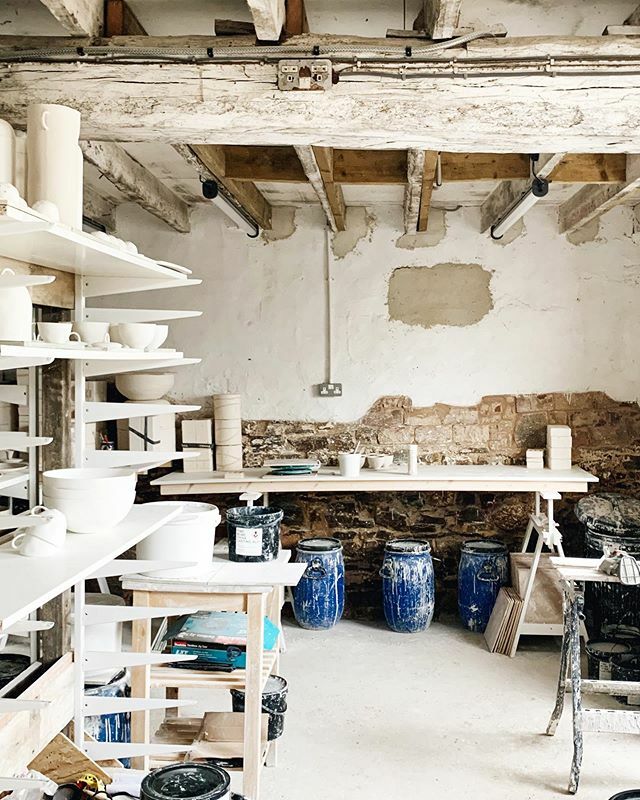 A brief moment of calm in our Devon workshop, where we make the bulk of our fine bone china, hand-paint all of it (including our wares made in Stoke-on-Trent) and prototype all our new ideas. For more on how we hand make everything, see the link in our b… ift.tt/2T2o2fv