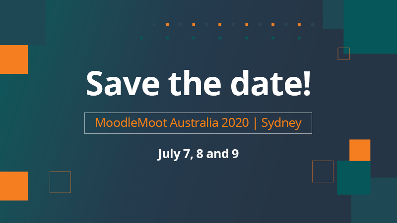 MoodleMoot Australia is coming to Sydney in 2020! From July 7-9, the city will be full of Moodlers &amp; we're bringing you a jam packed #MootAU20 full of inspiring stories, workshops, guest speakers &amp; partying! #SaveTheDate, more info will be announced soon! 
ow.ly/FbDJ50yq3O1