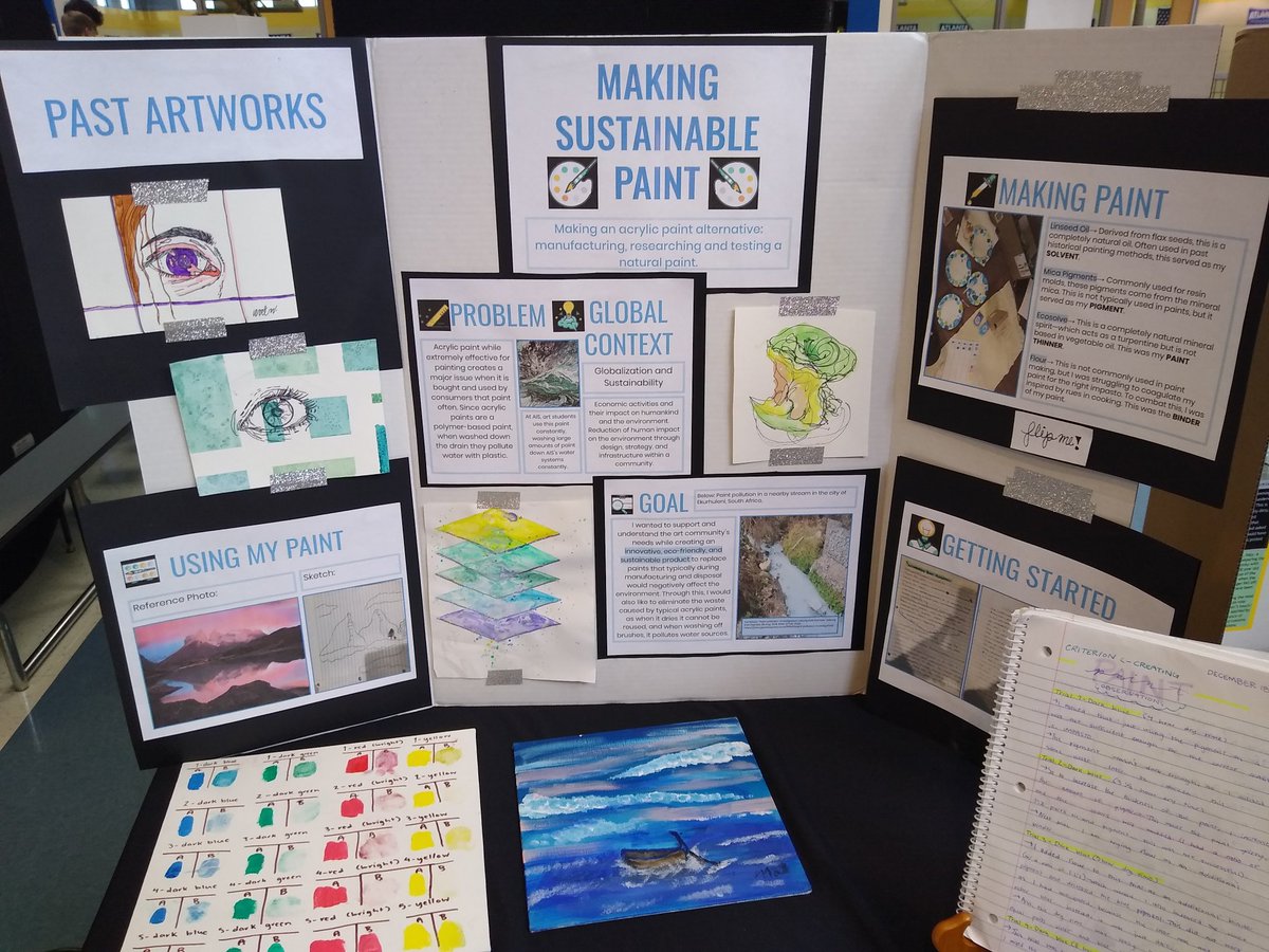 DoItByDesign's tweet photo. Lots of great Personal Project products! inc. Woodturned bowls, no-packaging Eco shampoo bars, sustainable artist's paint in place of acrylic paint, guide to responsible tourism... #ibpersonalproject #ibmyp #educhat https://t.co/E9ynME0tAi