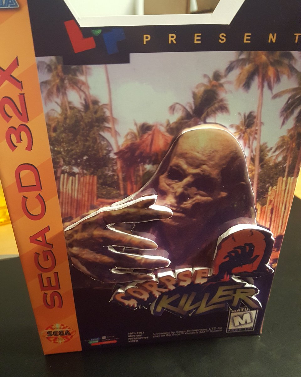 VSleeves's tweet photo. Well what so we have here? Another 3d popped sega CD 32x sleeve! Corpse Killer! Thanks to @JimSnow15337847 ... who would of thought of doing the 32x sega CD library?
#sega #32x #segacd #gaming #vgds #sleeveit #dbjs #corpsekiller #segacd32x #sleeveon #sleeveit #retro https://t.co/zw18sT9o5r