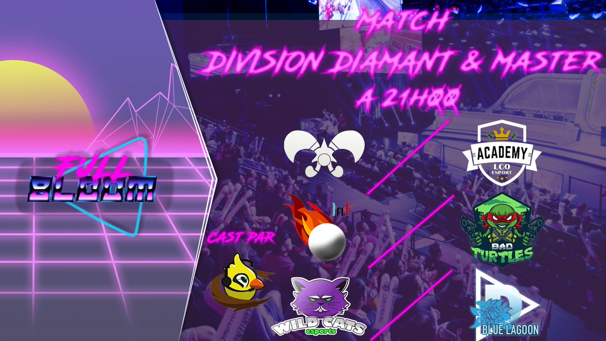 DahliasEsport's tweet photo. Dernière ligne droite du #FullBloom ! 
@IPRAteam Vs @Warthogs_C pour la poule B de la Div Diamant !
Et deux matchs cast (cc @CastersNest 😘) à 21H, une rencontre de div Diamant &amp; Master ! 
@InF_OW Vs @BT__Esport Raw
@STEsport_ Vs [DEs] Blue Lagoon ! 
https://t.co/LYS8dhFFoI https://t.co/C64dAt4VB9