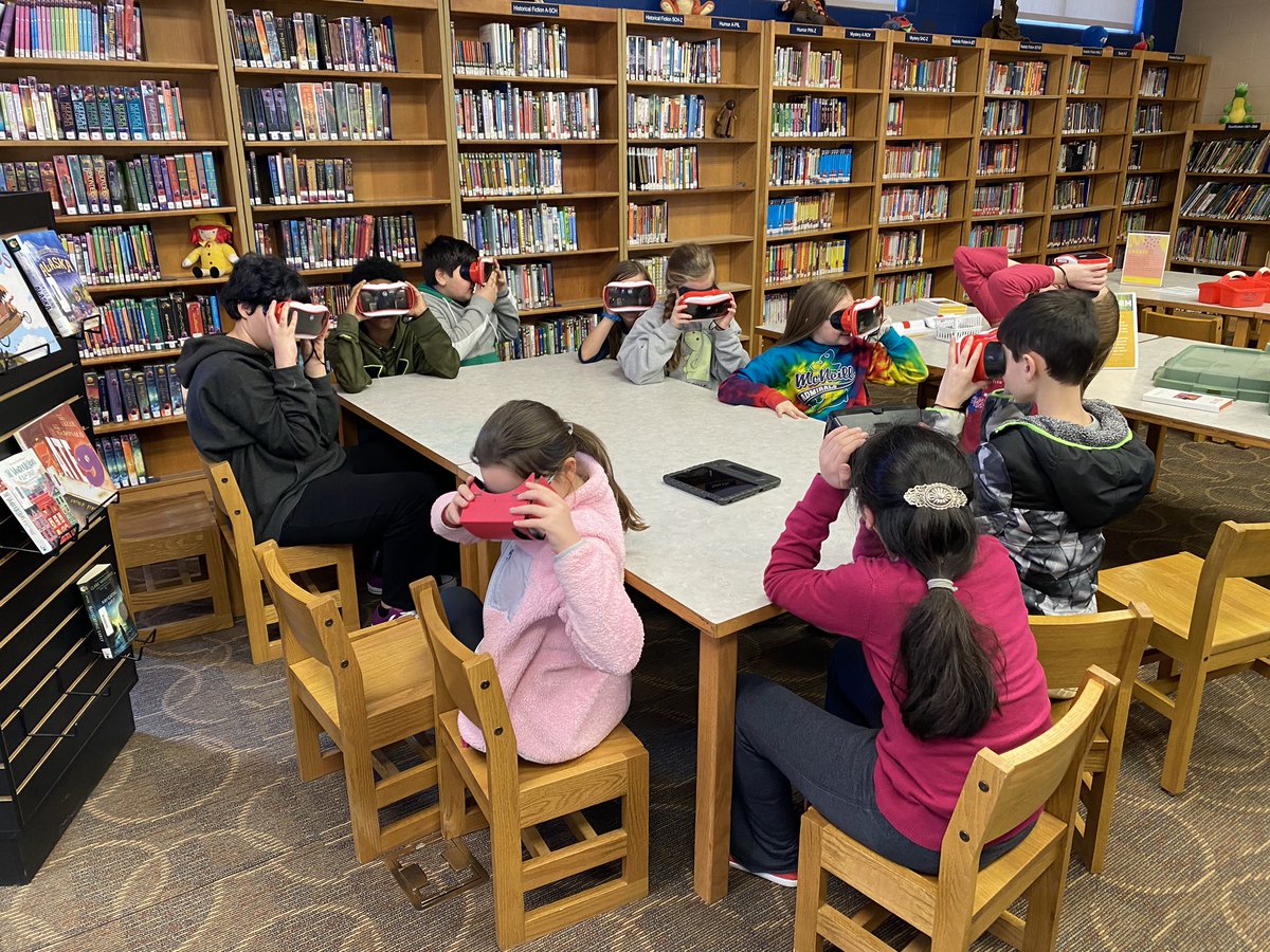 5th grade students in <a href="/SarahJaneWilder/">Sarah Jane Wilder</a> class used <a href="/Google/">Google</a> Tour-builder to develop VR tours and provide opportunities for their classmates to explore the American Colonies. #StudentAgency #techinfusion