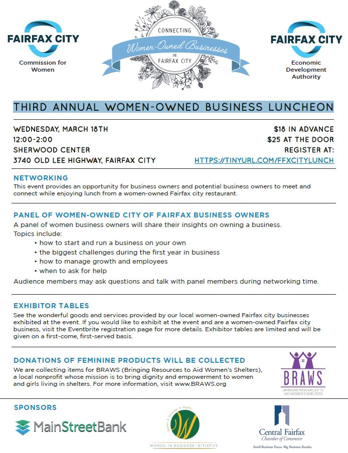 📣 CALLING ALL WOMEN BUSINESS OWNERS 📣

MainStreet Bank proud to be a sponsor for this great networking event! Come on by and say hello at our exhibit table, grab something to eat, and meet like-minded individuals.

#networking #entrepreneur #smallbusiness #success