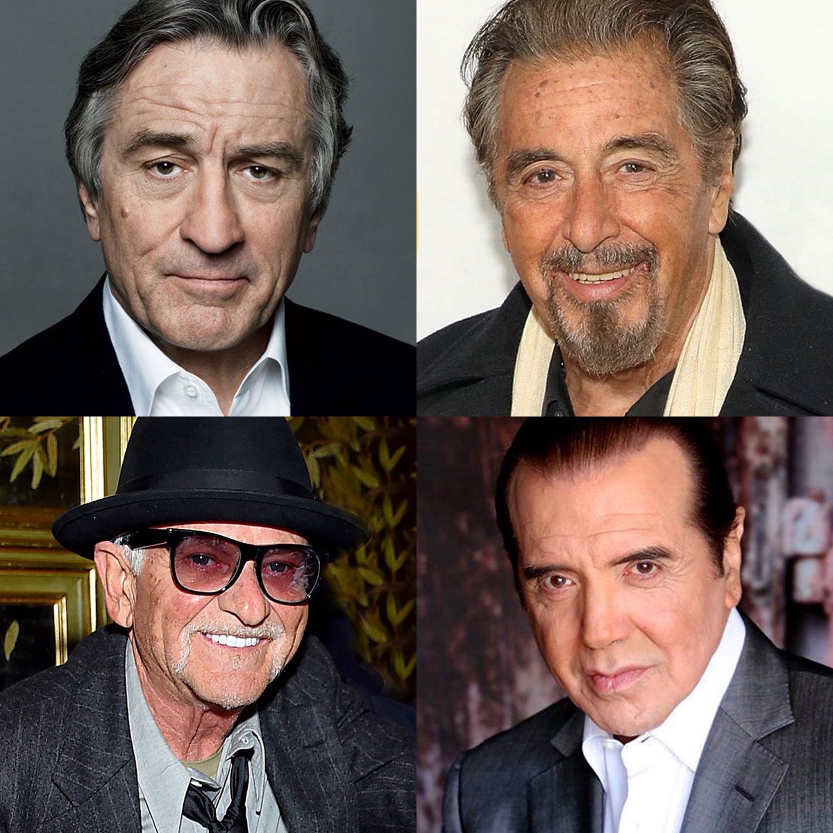 timeimmemorial_'s tweet photo. If you could meet one of these legends of the mafia/gangster genre at @mobmoviecon_ who would it be? https://t.co/ZndNFk1yaO