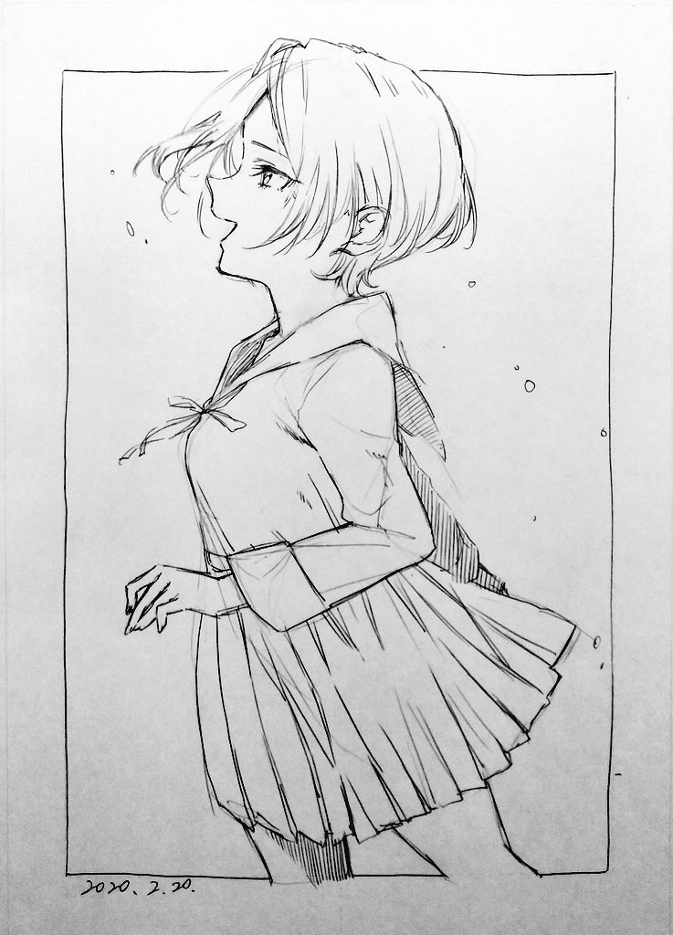 一日一奏!奏チャ!「せーらーわんぴ」です。

プリーツスカートの構造を理解していないのでノリと勢いで描いている。(え) 