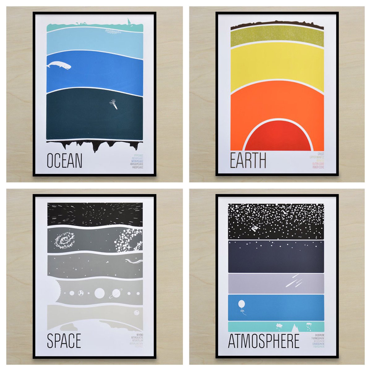 inkwellboutique's tweet photo. 🐋🌱🛰🪐The highly coveted #earthscience prints are now available in 11x14 (and original 18x24 for big impact)! You're going to want to collect all 4 of these amazing #artprints by @wearebrainstorm!

Available in-store and online! https://t.co/xt5QwjvoX1