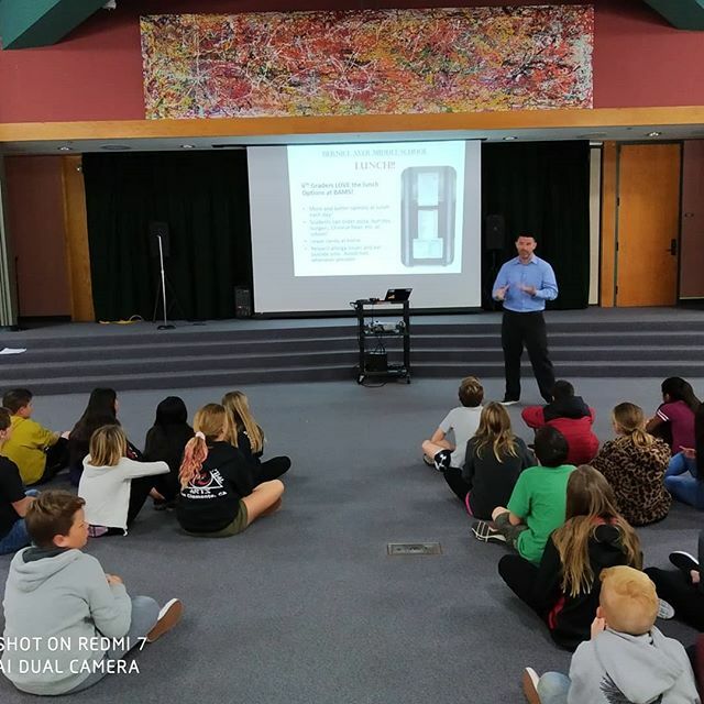 ClarLoboWolves's tweet photo. Thank you Principal Stever from BAMS for helping our 5th graders feel welcome entering middle school! https://t.co/qbaVG1AU0M https://t.co/WtMFCphVea