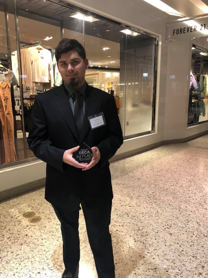 FortOsage_DECA's tweet photo. DISTRICT COMPETITION RESULTS: Austin Grozier won 3rd place in the Sports and Entertainment Marketing Operations Research event. Madison Chambers won 3rd place in the Community Giving Project. Great job, guys! #FortExcellence https://t.co/dbUrroK2vH