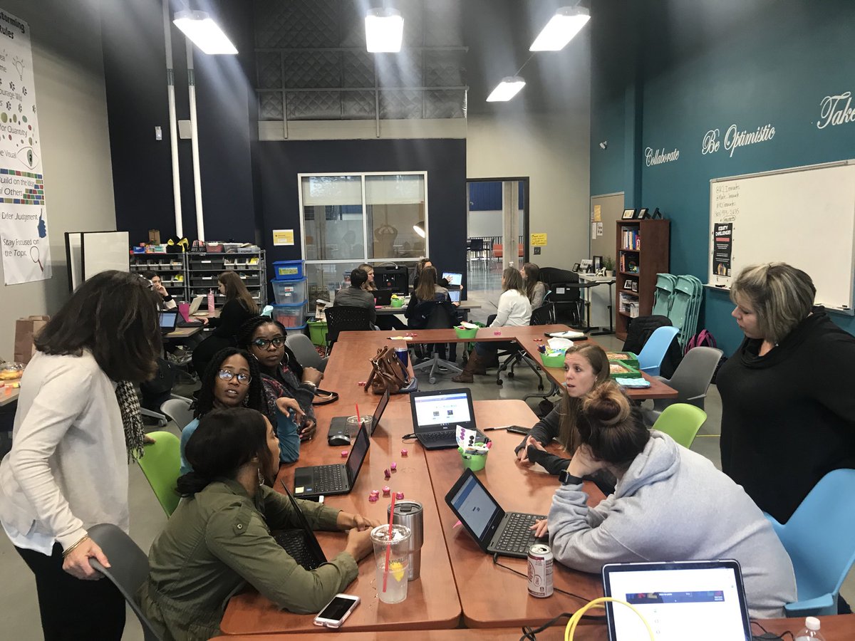 R2 Littles teachers breakout by grade level to create lessons by grade level. ⁦<a href="/nate_innovate/">ηathan oneill</a>⁩ ⁦<a href="/chuckholland/">Chuck Holland</a>⁩ #r2littles