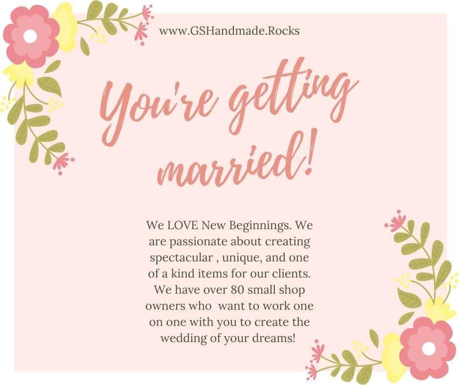Thats_So_Addie's tweet photo. You got engaged!?! Cheers to the Happy Couple! We want to help you plan the wedding of your dreams...be sure to make us a stop on your wedding planning adventure! https://t.co/6E5BD0wKew
#gshandmade #gsshopowner #wedding #dreamwedding #Brideandgroom #weddingregistry #wedding2020 https://t.co/8Yb6mXVcx8