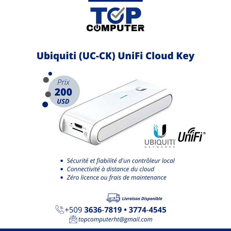 topcomputerht's tweet photo. Point d’Accès Ubiquiti - UniFi Cloud Key 👌🏿
.
✅ Technologie de Cloud Hybride UniFi Sécurisé
✅ Gestion des Appareils Cloud Hybride
.
#TopComputerHaiti - Votre partenaire en Technologie 🤝
.
#GlobalLeaderWiFiSystems https://t.co/k1q01YHC1K