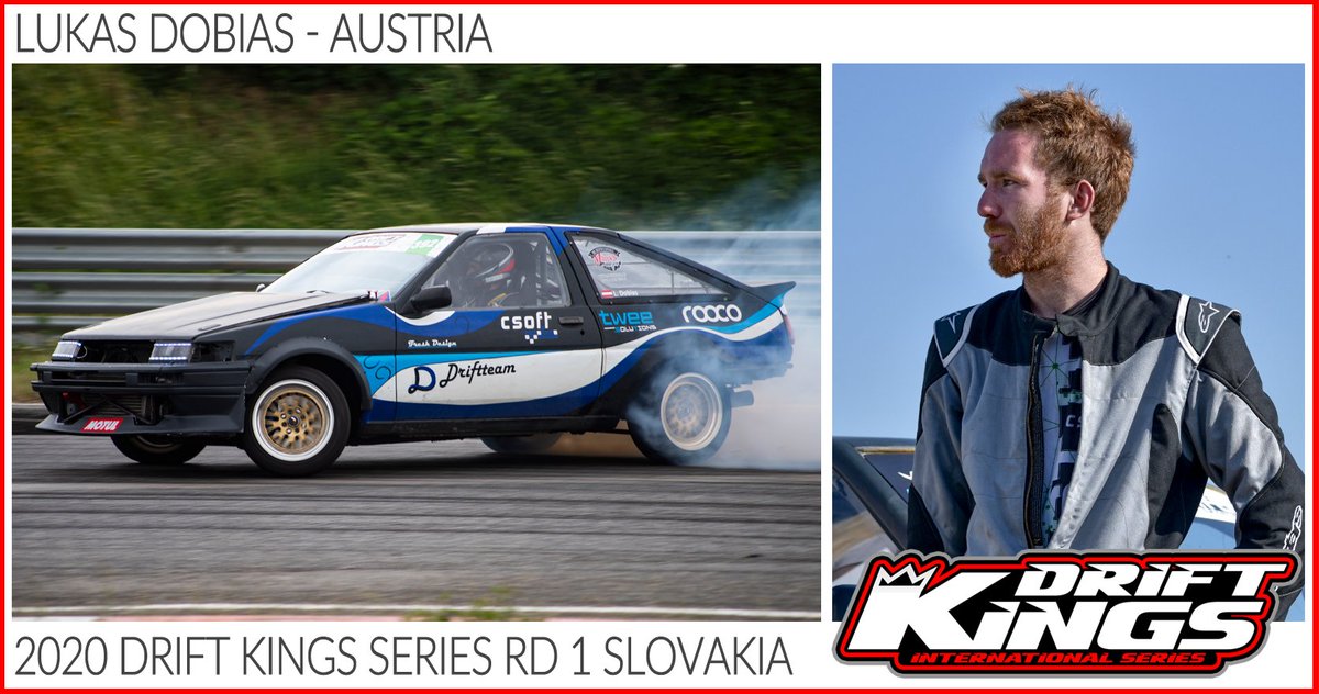 driftkings_tw's tweet photo. After his last 2019 event in Melk, Austrian drifter Lukas Dobias and his old school legendary Toyota AE86 will be back for round 1 Pro2Series at Slovakiaring! Can he bring the legend on the podium ?

#driftkings #drift #drifting #driftcar #driftking #racing  ⁠#dk2020 #rtmg https://t.co/GtsDpx18D1