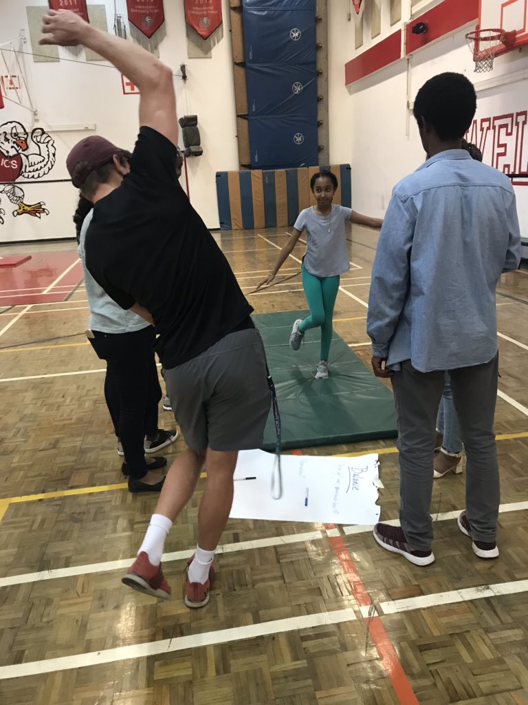 HeathKea's tweet photo. Thanks to our student volunteers who helped our Teachers and EAs learn about our new PE4ME program designed to help students build confidence and motor proficiency. #PE4ME #icsaddis @Starting2Move @HeyMrHolton https://t.co/OWTXwjRM9q