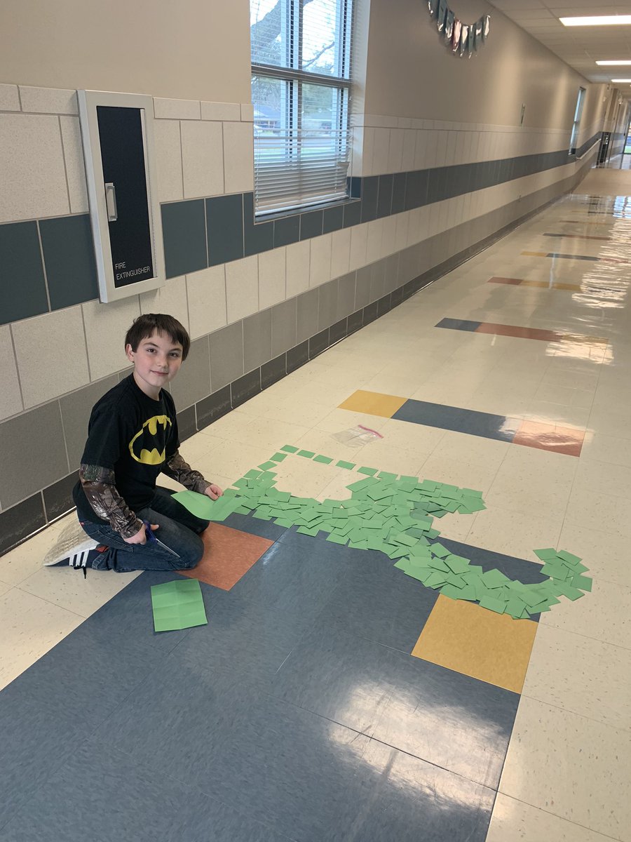 Love this 5th grader’s ability to create! He can also tell you many, many facts about anything and everything! Any guesses on which state he is constructing?
