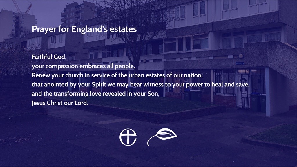 PLEASE PRAY THIS PRAYER ON SATURDAY! And retweet like crazy! Feb 22 is the first anniversary of the #synod motion to have a Christian community on every significant urban estate in the country. That's impossible - unless we pray...