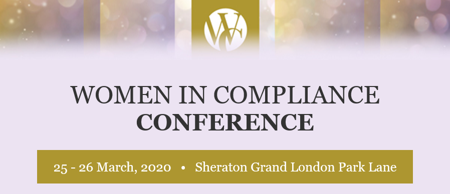Join us in London this 25 &amp; 26 March at our Women in Compliance Conference uniquely tailored to provide key learning, leadership skills, networking &amp; mentoring for female compliance professionals. Register by Friday 28 February to SAVE! bit.ly/329NweK #WomenInCompliance