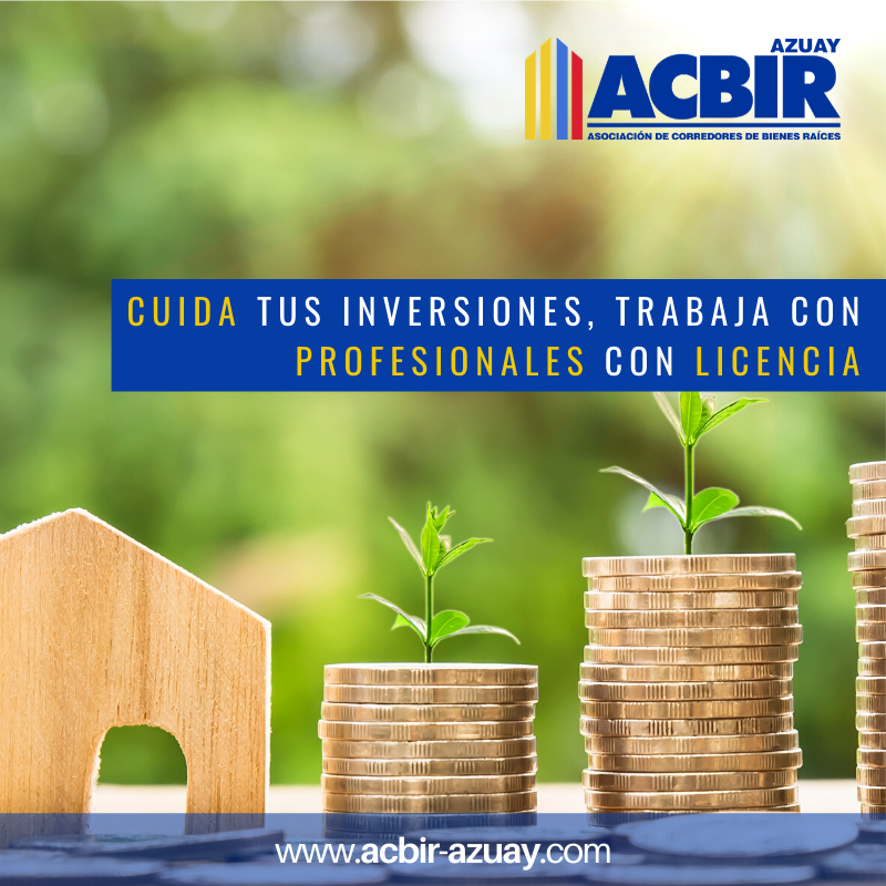 AcbirAzuay's tweet photo. No dejes tu futuro y tus inversiones en las manos de cualquier persona, siempre #Exige la licencia profesional de corredor de bienes raíces.
https://t.co/qSwDpVWheH
#YoSoyAcbir https://t.co/xTbEoJu89p