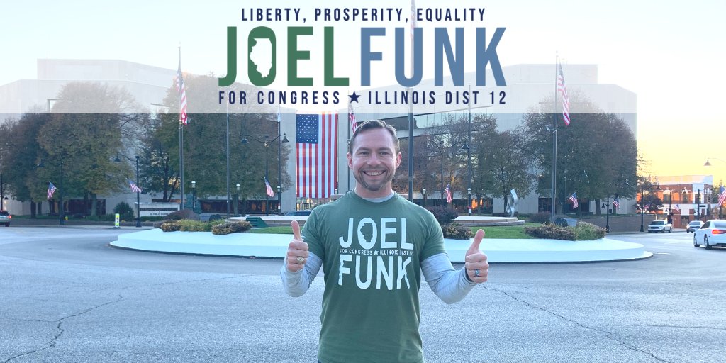 Funk4Congress's tweet photo. #FunkTheVote! Like and share our page with your friends and family. Let's #Flipthe12th and get Mike Bost out of office! https://t.co/Lzg4kvqCIu