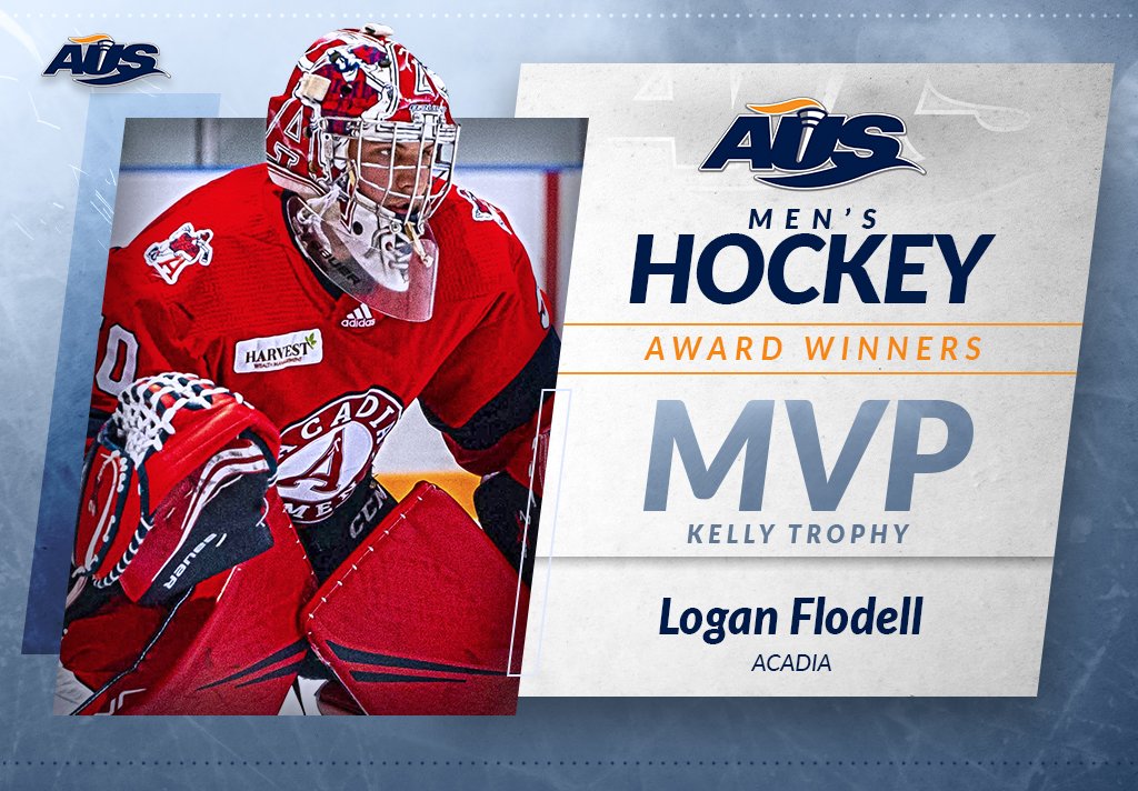 AUS_SUA's tweet image. 🏒The 2019-20 AUS men's hockey awards have been announced. Congratulations to @AcadiaAthletics' Logan Flodell, your 2020 AUS MVP!

Details and the complete list of winners here: 
👉atlanticuniversitysport.com/x/qjt35