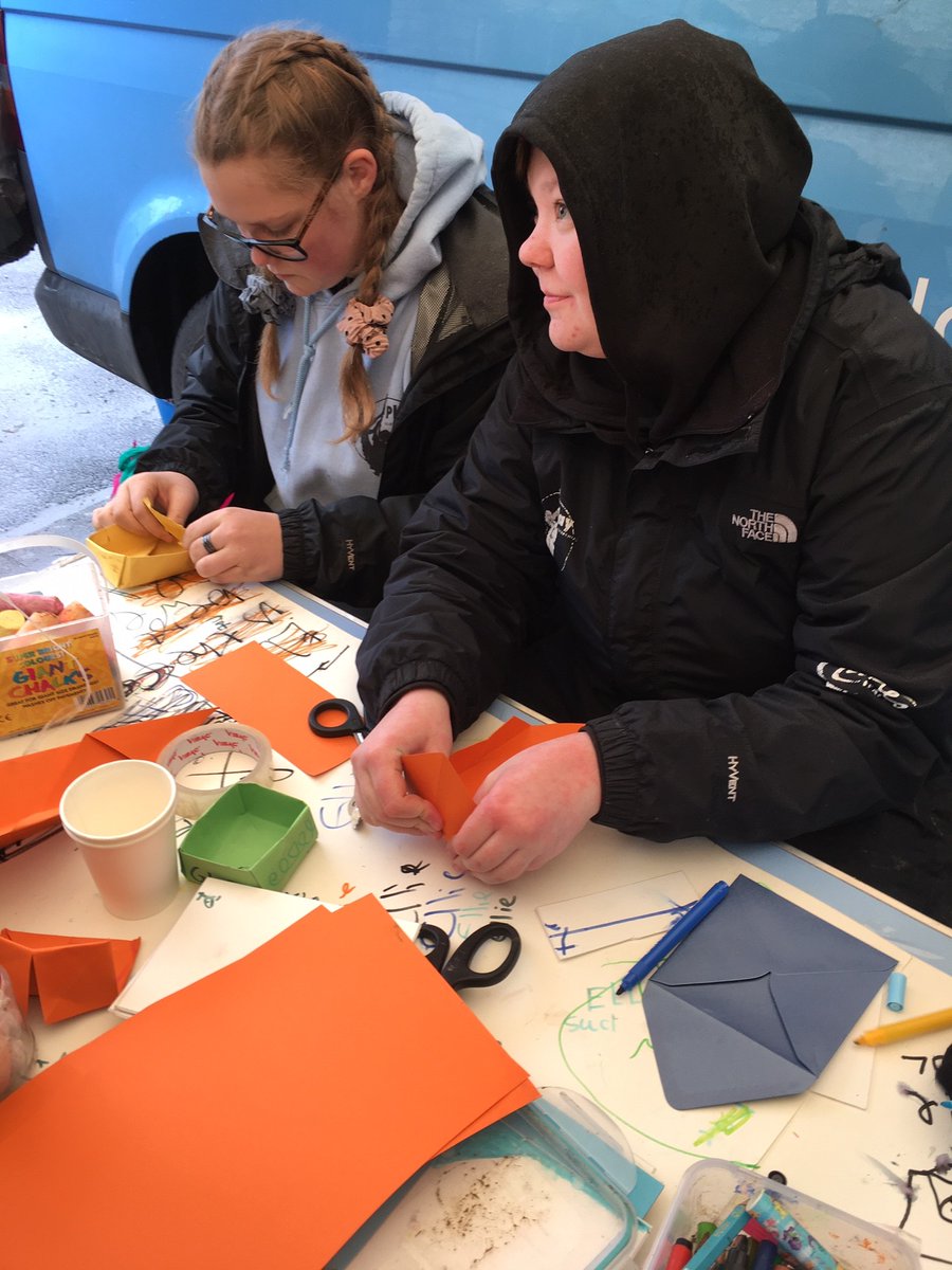 Play_Glos's tweet photo. Molly was super excited to do her first session as an Apprentice Play Ranger today and kept smiling whilst playing in the ankle deep mud, rain and cold winds. From crazy muddy stomp rockets to spending some crafty time with a young boy #welldone #lifeskills #playworkishardwork https://t.co/8JES2uyaGz