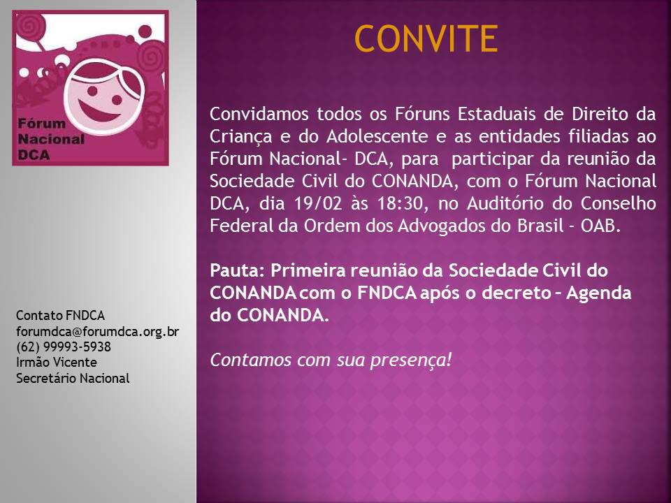 DCAforum's tweet photo. O Fórum DCA convoca as entidades para assembléia. Defenda as crianças e adolescentes. Participe. https://t.co/AW7fLedz3s