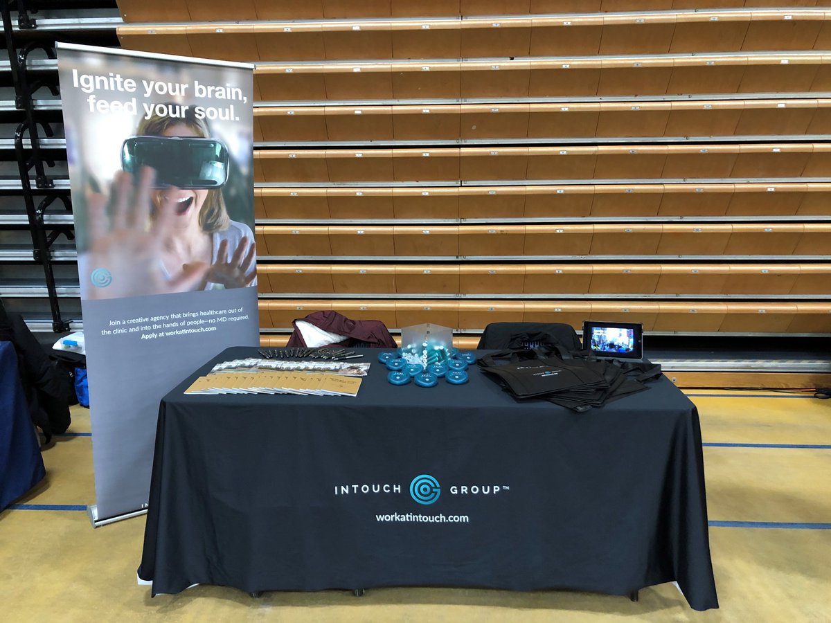 EVERSANAINTOUCH's tweet photo. Hey @WashburnUniv students! We'll be at the Lee Arena for the Spring Career Fair today until 2pm. Stop by our booth to learn more about a career in #pharmamktg. #workatintouch https://t.co/23yUWFXhy8