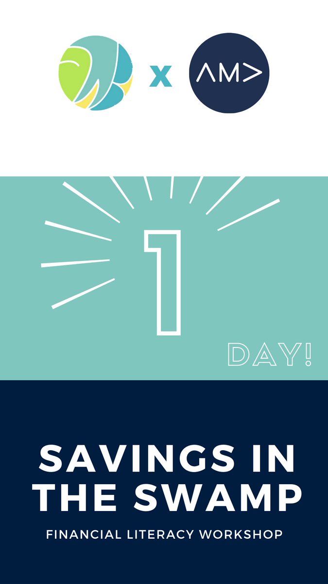Only 1 day away!! AMA X FWIB presents Savings in the Swamp! Come out tomorrow and learn all about financial literacy!