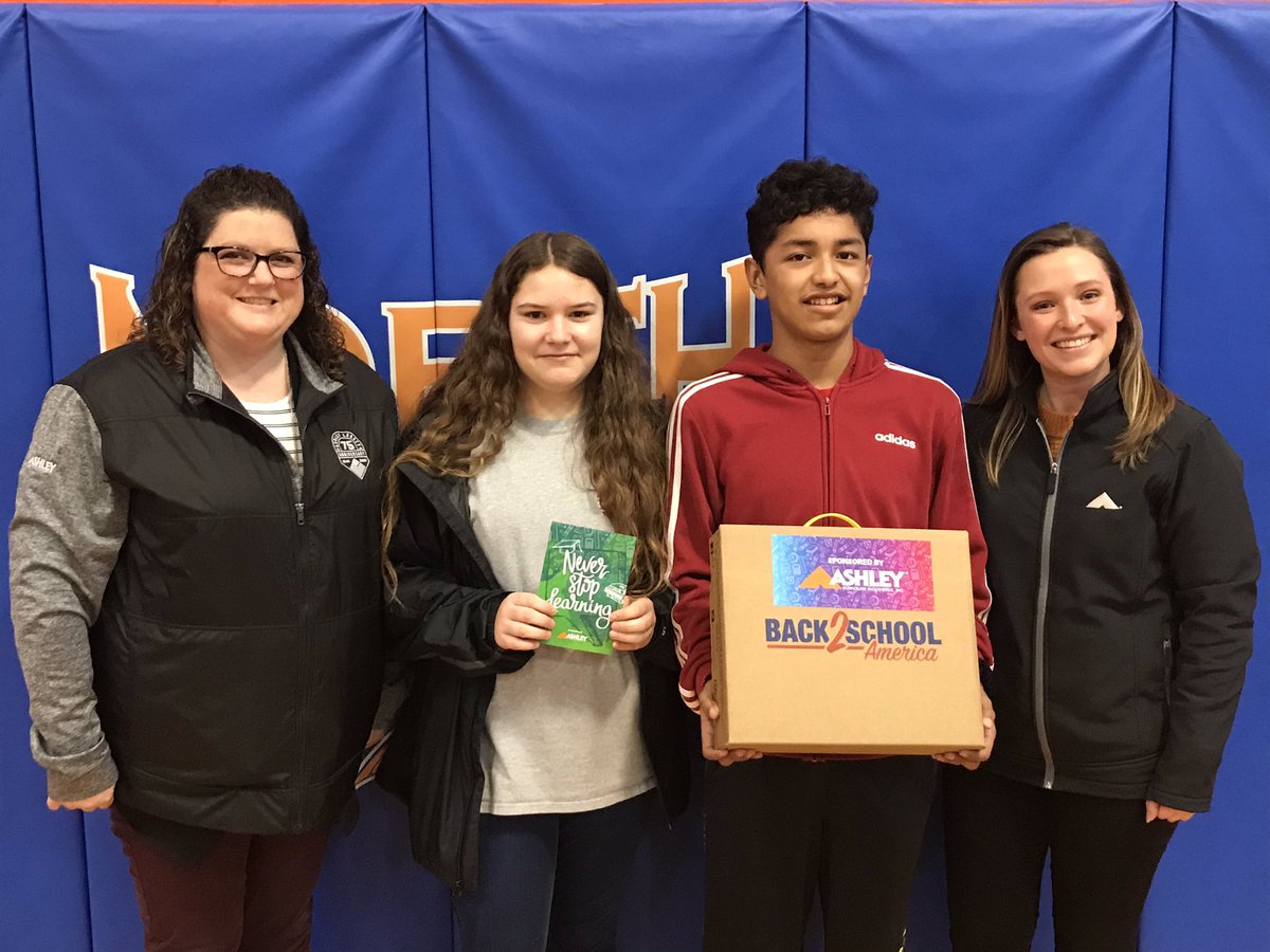 coachmath2001's tweet photo. Thank you to Ashley Furniture in Ecru for the mid-year school supplies drop-off! 🔶🔷 #BleedOrangeAndBlue #MyTown https://t.co/GEfKCbUYTG