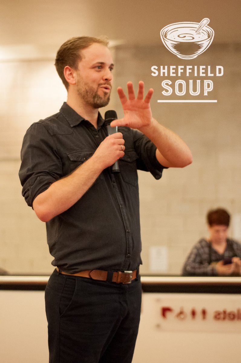 SheffSOUP's tweet photo. Sheffield projects, helping #Sheffield people - Come &amp; support the projects on Thursday 27th February https://t.co/FUpxbi3RmF
The more people in the room the bigger the prize fund.
Details of who's pitching here  https://t.co/ILq0aewoeR
Join us @crucibletheatre
#SheffSOUP #WereIn https://t.co/vjb4wxymFI