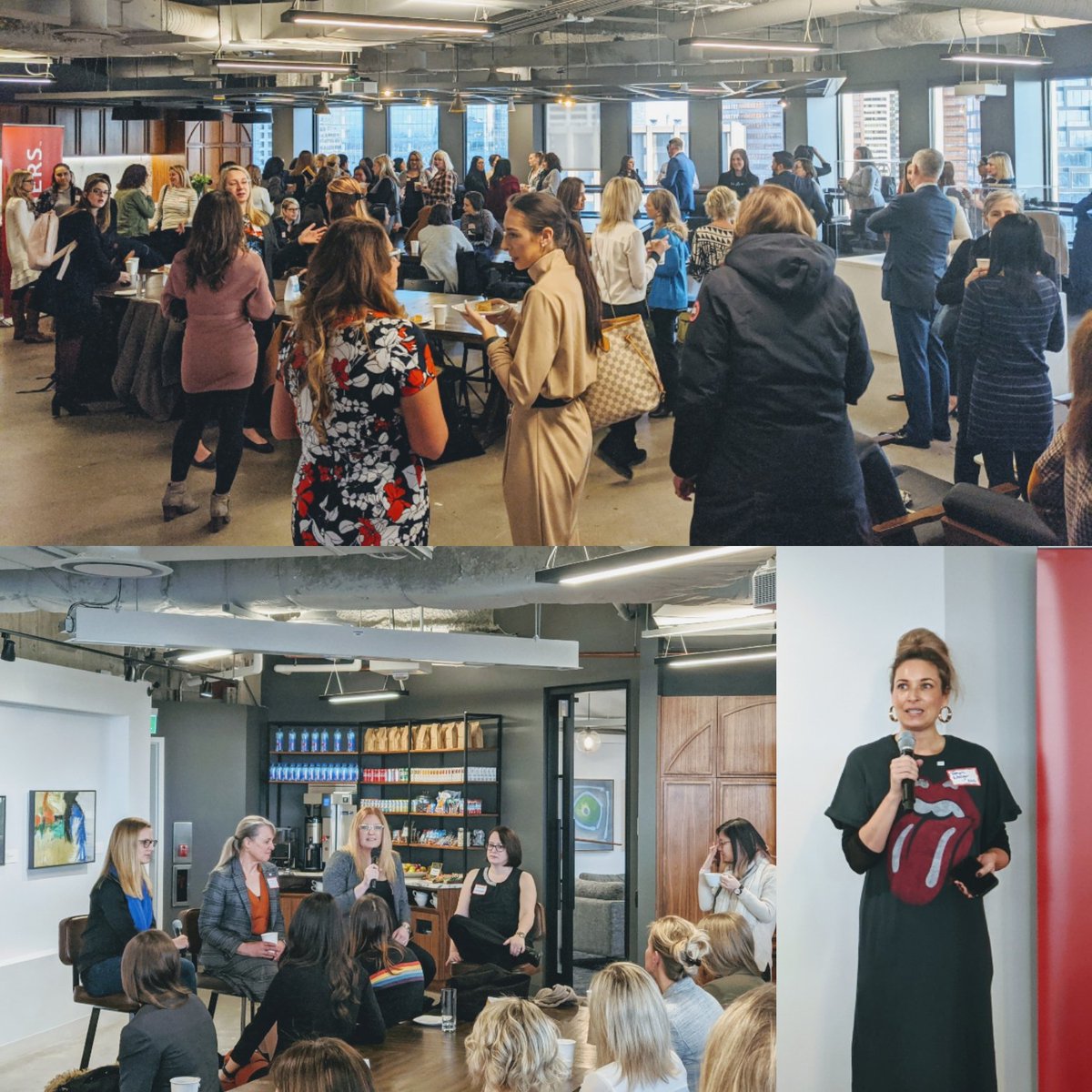 Jenbeez's tweet photo. Another great #ABF4 event by @azurecap @bdc_ca @McRockCapital & @MobSquadCanada w/ a panel moderated by Andrea Drager featuring @4iiiicom @interfacefluids @neuraura @the_A100 . Female Founders, Funders, & Fortifiers, unite! 💪👏 #entrepreneurship #ecosystem https://t.co/XiPBO9HDNx