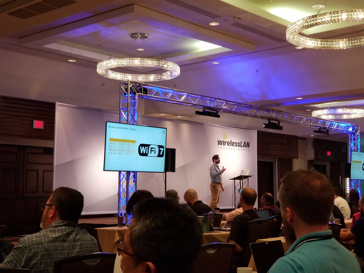 WiFi_Randy's tweet photo. @MarkRaatsWiFi talks about   802.11be #WLPC https://t.co/ByBLmgvdKp