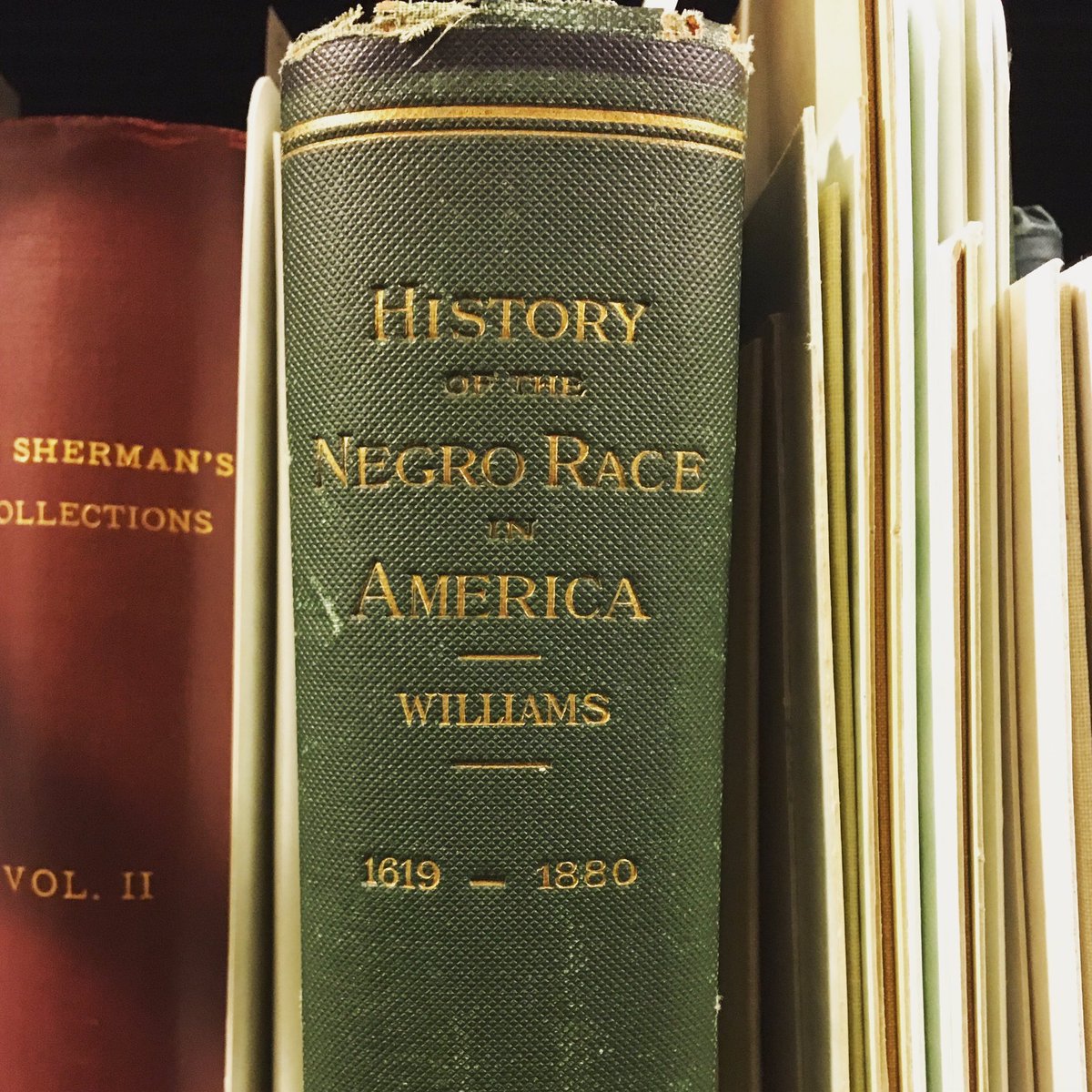 NUL_PresCons's tweet photo. Ever heard of George Washington Williams? Basically a renaissance man. He wrote this book in 1882, considered to be the first history of African Americans in the US - along with being a minister, lawyers Civil War veteran, & way more. #LibraryBlackHistory
https://t.co/OQvttyzbvs https://t.co/uz5I23oA3A